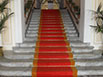 Passatoia in moquette, bordata a misura, Grand Hodel Cadenabbia.