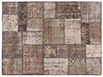 Patchwork persiano, ricostruito con vecchi tappeti decolorati e ricolorati con colori moda. Ultimanente tra i più richiesti.