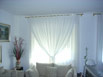 Tenda in seta su bastone in ottone