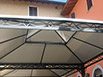 Gazebo su misura in ferro o alluminio, verniciato a caldo con copertura in pvc o tessuto.